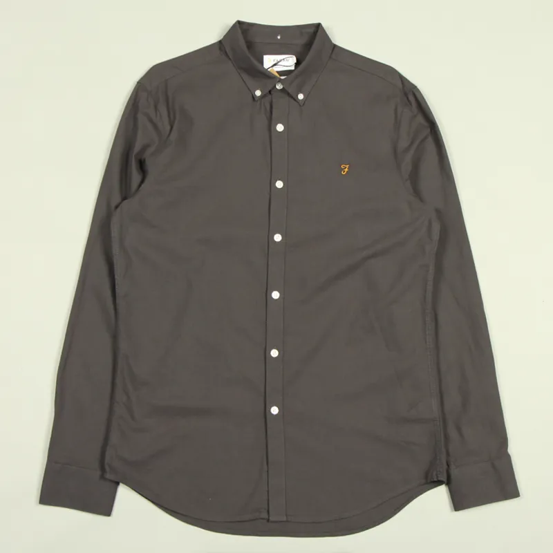 Farah Brewer LS Shirt - Farah Grey